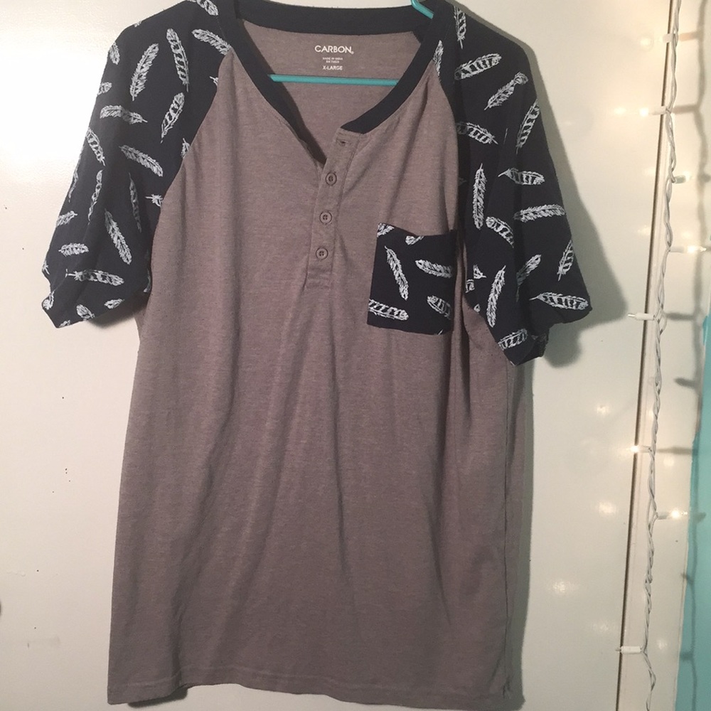 Rue21 half button shirt